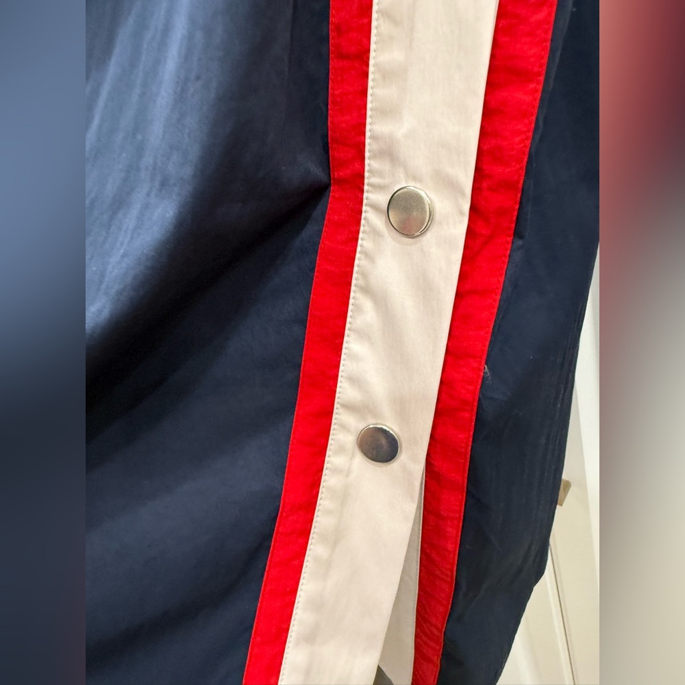 🇺🇸NWT🇺🇸Maeve Navy Blue Maxi Skirt with Red and White Accents - Picture 5 of 9